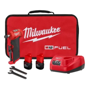 Milwaukee 2485-22 M12 FUEL Lithium-Ion Right Angle Die Grinder Kit