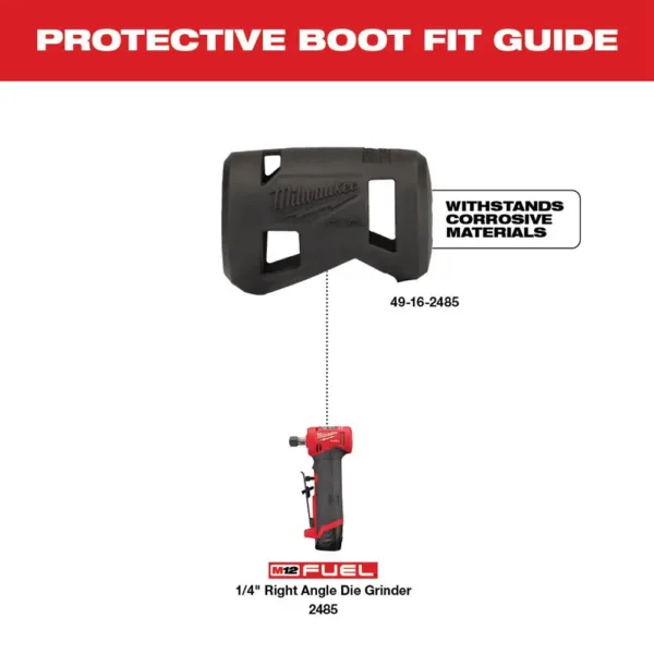 Milwaukee 2485-22 M12 FUEL Lithium-Ion Right Angle Die Grinder Kit