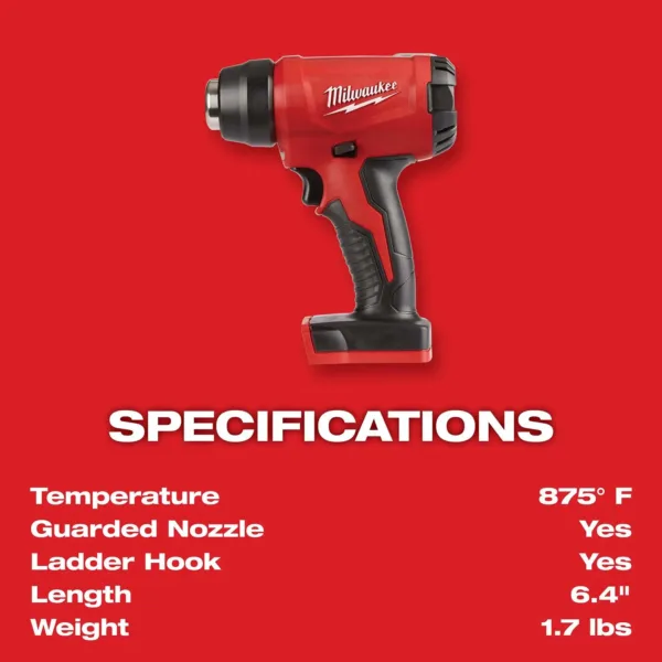 Milwaukee M18 Cordless Compact Heat Guns 2688-20