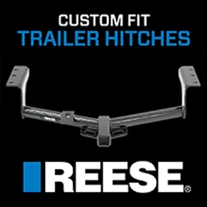 REESE Custom Fit Trailer Hitch with The REESE Logo