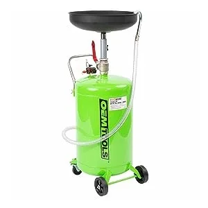 motor oil drain container; oil change drain tank; lift oil drain pan; oil pan cart; oil lift drain; 