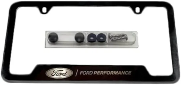 FORD PERFORMANCE Black Stainless Steel License Plate Frame - Image 2
