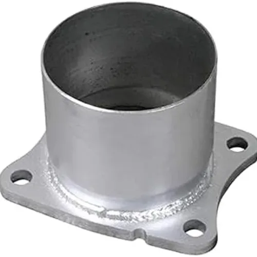 Diamond Eye – ADAPTER 4-BOLT FLANGE 4in INNER DIA CLAMP-ON AL: 01-05 CHEVY/GMC 6.6L 2500/3500 CHV-FBA (321045)