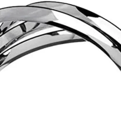 QMI Fender Trim 4 Piece Set 145005 Stainless Steel Mirror Finish 2 Inch Wide 1/2 Arch