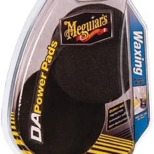 Meguiar’s G3509 DA Car Waxing Power Pads, 4-in, 2-Pk. – Quantity 3