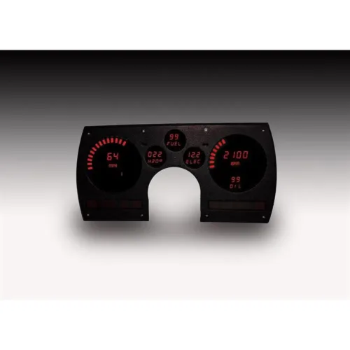 Camaro Digital Gauge Panel Red 82 – 90 Factory Fit Intellitronix DP4003-R USA