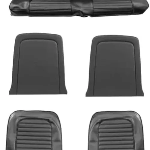 Scott Drake 66CP-S-Full-BK 1966 Full Set Standard Upholstery – Black