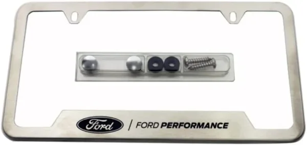 Ford Racing (M-1828-SS304C) Stainless Steel Ford Performance License Plate Frame