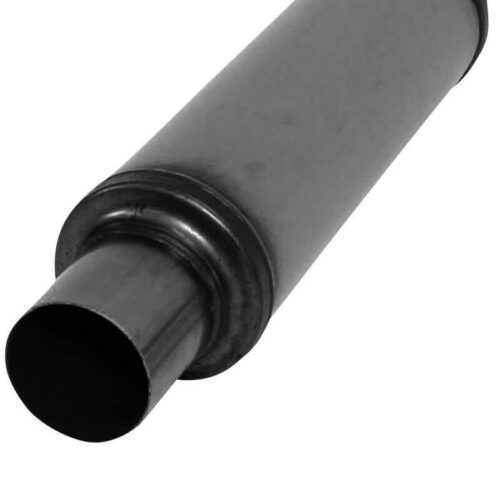 nobrandname SA0416 Muffler – Cherry Bomb Salute Reversible Round Body – D4″ X L14″ 20″ OAL 2-1/2″ C/C Muffler – Cherry Bomb