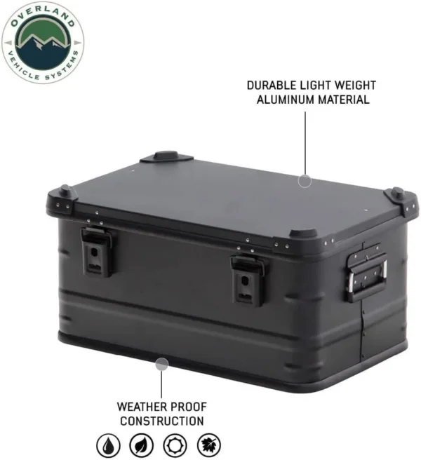 Overland Vehicle Systems Aluminum Box Storage 53QT - Image 4