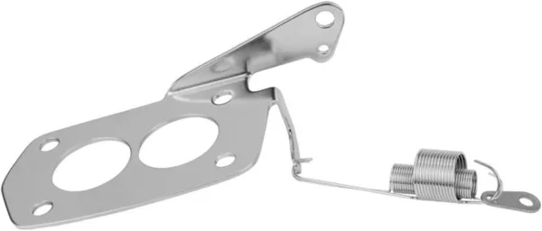 Lokar TRP-4006 Stainless Steel Cable Bracket with Stainless Spring (3 Bolt Stromberg Style Carb)