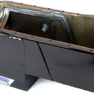 Canton 16-724 Oil Pan Rear Sump - 8 qt - 10 in Deep - Steel - Black Powder Coat