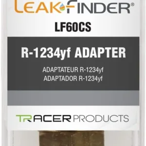 LEAKFINDER LF60CS Automotive Air Conditioner R-1234yf Refrigerant Leak Detection Dye Adapter, Connects R1234yf Low-side Service