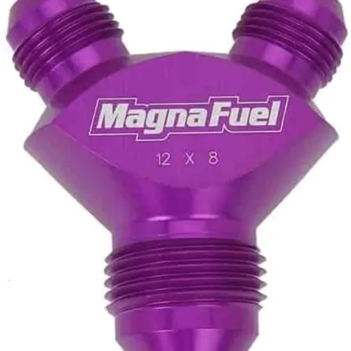 MagnaFuel MP-6228-12AN Male and -8AN Male Y-Fitting