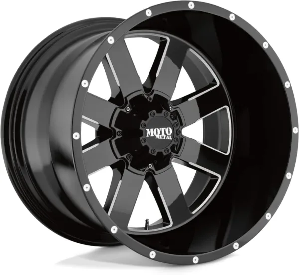 Moto Metal MO962 20X10 5X5.0/5.5 G-BLK MILL -24MM - MO96221035324N