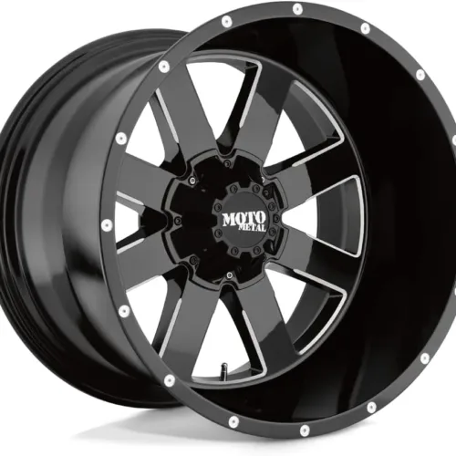 Moto Metal MO962 20X10 5X5.0/5.5 G-BLK MILL -24MM – MO96221035324N