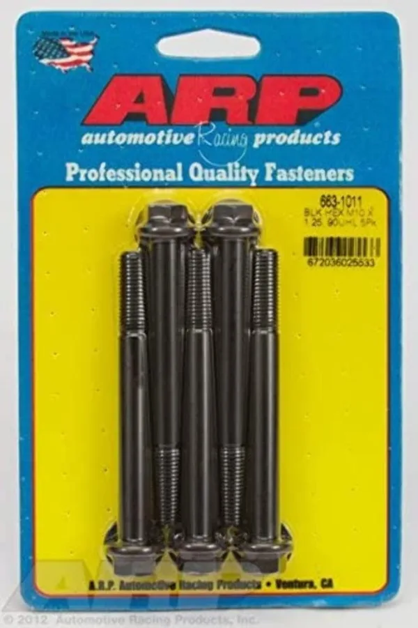 ARP (663-1011) Hex Oxide Bolt, Black