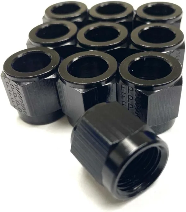 Fragola Performance Systems 481808-BL-108 Tube Nut Black, 10 Pack