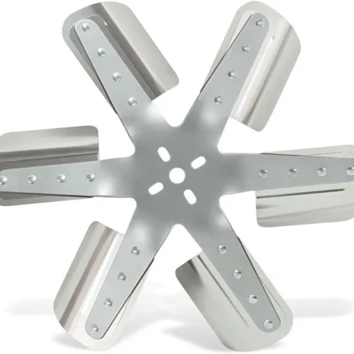 Flex-a-lite (2217) 17″ 6-Blade CCW Belt Driven Flex Fan, Silver