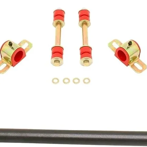 Sway bar kit with bushings, front, solid 1.25″