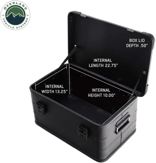 Overland Vehicle Systems Aluminum Box Storage 53QT - Image 8