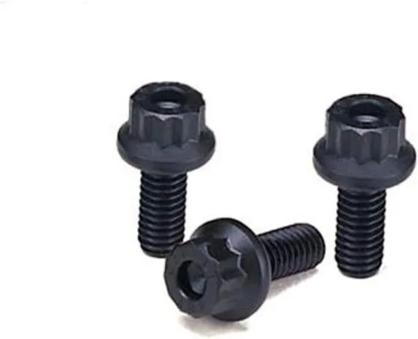 ARP 645-1500 Black Oxide 7-16-14" RH Thread 1.500" UHL 12-Point Bolt with 1/2" Socket and Washer, (Set of 5)