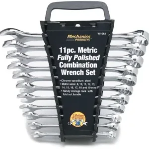 Wilmar Corporation 11 Piece Full Polish Combination Wrench Set W1062