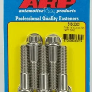 ARP S/S Bolt Kit 12pt 5pk 7/16-14 x 2.000