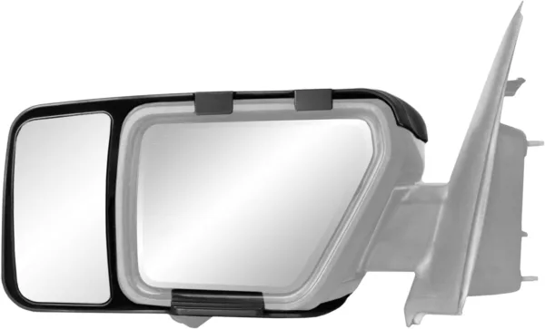 K Source Snap & Zap Custom Towing Mirror Pair for Ford F150, Black - Image 2