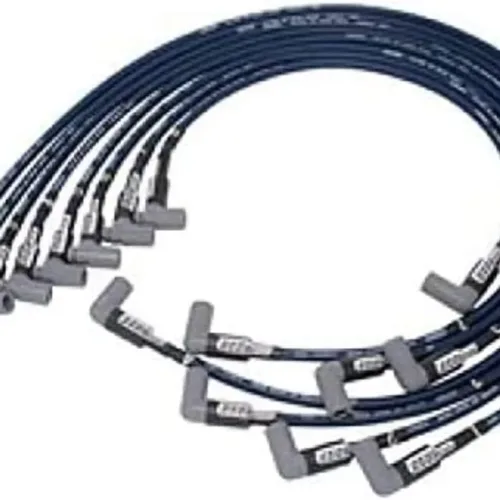 IGNITION WIRE SET, ULTRA 40, UNSLEEVED, FORD 351W, HEI, BLUE