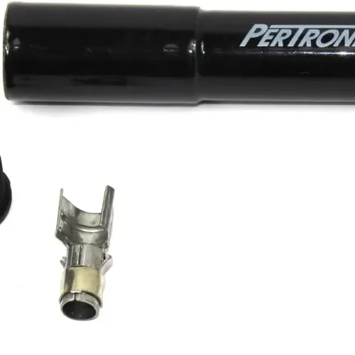 PerTronix 8562HT-1 Black Ceramic Spark Plug Boot Straight includes silicone plug and wire bushings, stainless steel spark plug