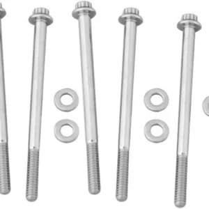 ARP 611-3750 Stainless Steel 1/4-20" RH Thread 3.750" UHL 0.3125" 12-Point Bolt with 0.3125" Socket and Washer, (Set of 5)