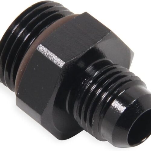 Holley Adaptor, Black – 6An To 8An O-Ring