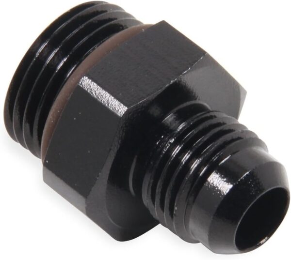 Holley Adaptor, Black - 6An To 8An O-Ring