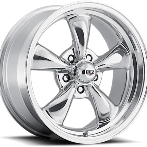 REV Wheels 100P 7906100 100 Series 17×9 5 BS 5×4.75/5×120.65 Polished Finish