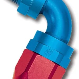 Russell 612180 90 Degree Full Flow Swivel Pipe Thread Hose End