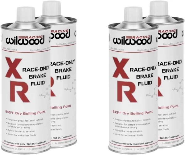 Wilwood Brakes - 290-16354 - Brake Fluid XR Racing 500ml Can NON-DOT 4pk