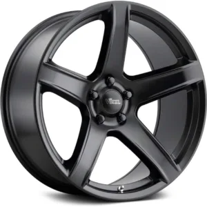 Voxx Replica HELLCAT 2 Custom Wheel - 20x9.5, 18 Offset, 5x114.3 Bolt Pattern, 71.6mm Hub - Matte Black Rim