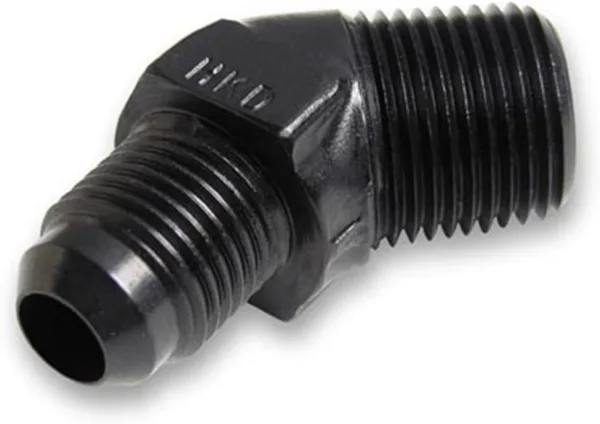 Earl's AT982307ERLP Adapter Fitting (45 Deg 8an to 1/4 NPT)