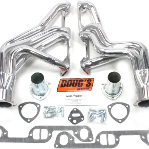 Doug’s Headers D569 1-3/4″ 4-Tube Full Length Metallic Ceramic Coated Exhaust Header for Pontiac Firebird 326-455 67-69