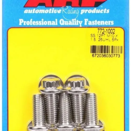 ARP Auto Racing S/S Bolt Kit – 12pt. (5) 10mm x 1.5 x 25mm