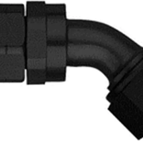 Aeroquip FBM4472 AQP Hose Fitting -06AN Hose Size 30 deg. Elbow Swivel Aluminum Black Anodized Bulk Packaged AQP Hose Fitting