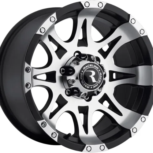 Raceline 982 Raptor Black Machine 18×9 6×135 25 P/N: 982-89065+25