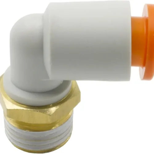 AutoMeter ALMRA 1/4″ Od Quick Disconnect to 1/8″ Npt Thread Right Angle