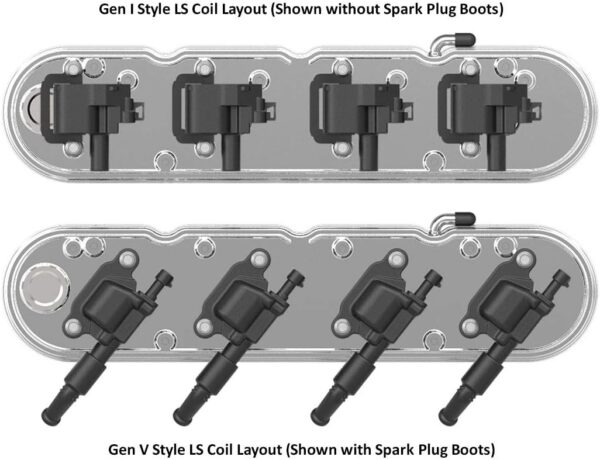 Holley 241-181 2-Pc LS Finned Valve Covers - Polished Finish - Image 4