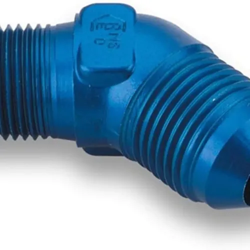 Earl’s 982307ERLP 45 Deg. -8 To 1/4″ NPT Adapter, 1 Pack