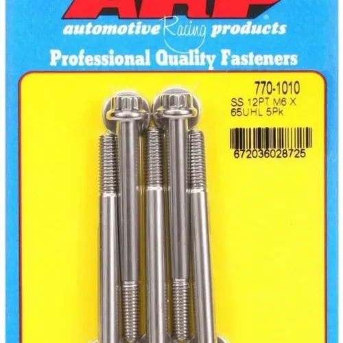 ARP S/S Bolt Kit – 12pt. (5) 6mm x 1.00 x 65