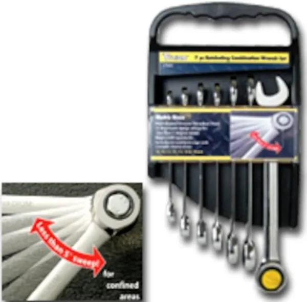 Please see replacement item 32264. Titan Ratcheting Combo Wrenches - 7-Pc. SAE Set