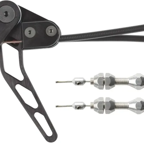 Lokar XCHT-1300U Combination Hood/Trunk Release with Black Housing
