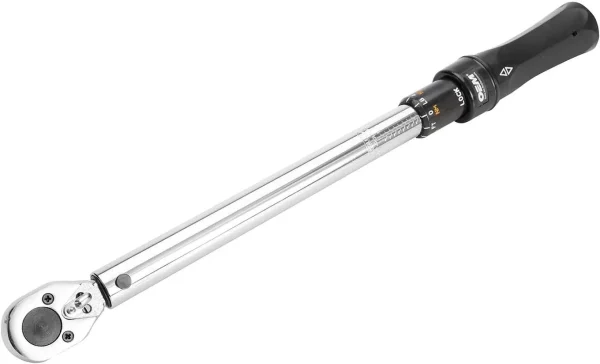 OEMTOOLS 25686 Click Style 3/8 Inch Drive Torque Wrench, 10 – 100 Ft-Lbs. of Torque, Enough Torque for Tire Lug Nuts, High